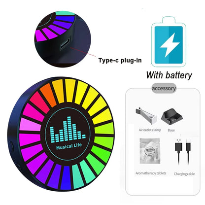 Ambientador LED RGB Premium para Coche